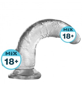MizzZee - Transparent Crystal Dildo (L:22.5cm - D:4cm)